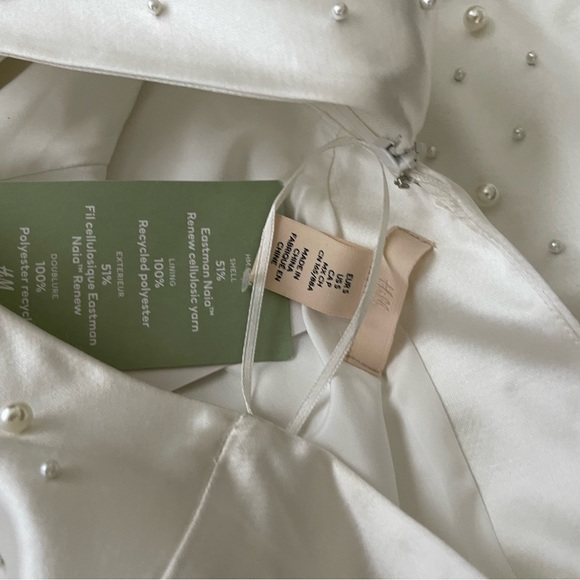 Bead-embellished Satin Dress- NWT - Picture 9 of 13